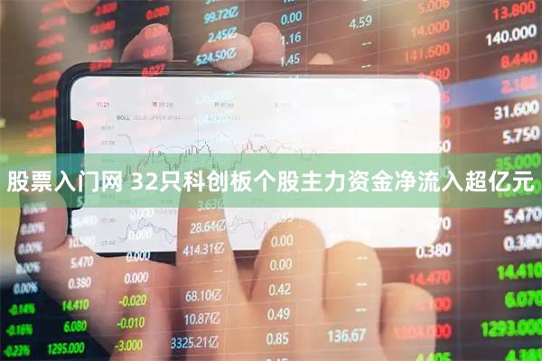 股票入门网 32只科创板个股主力资金净流入超亿元